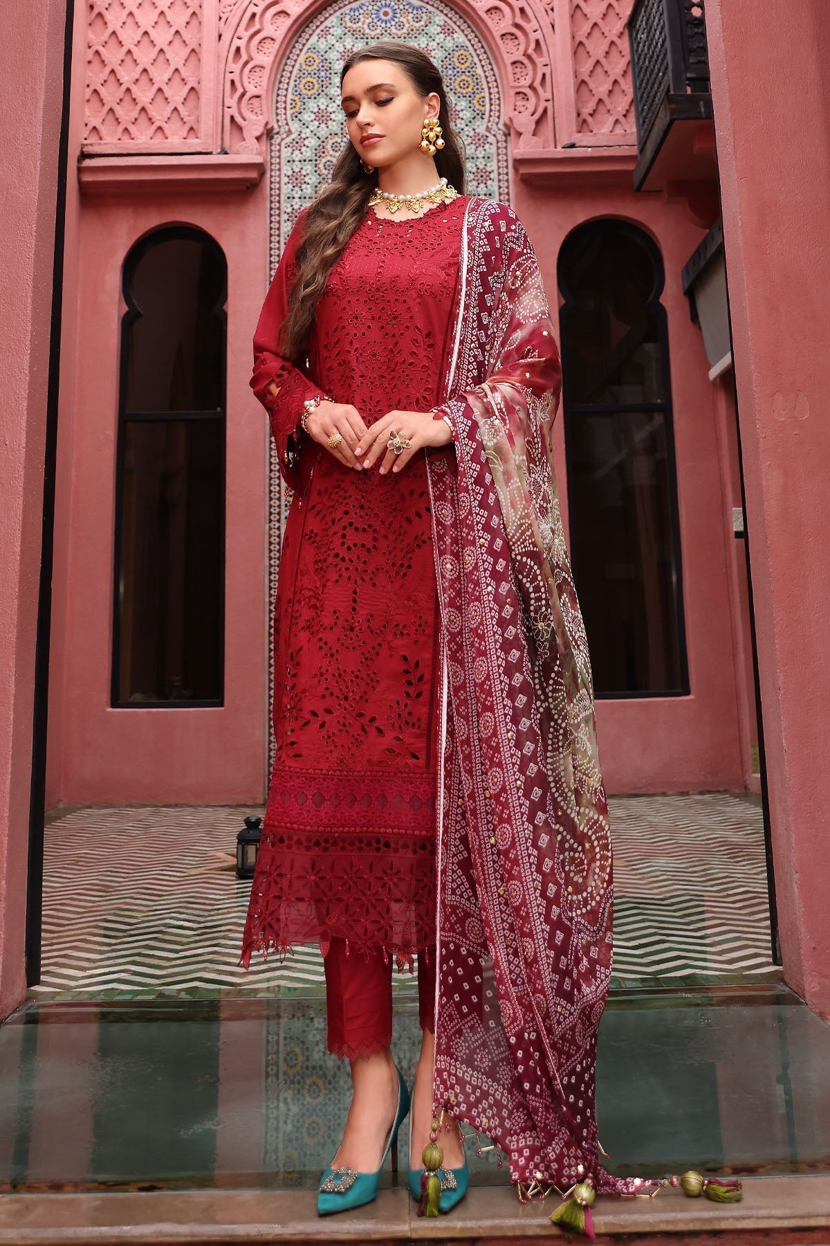 Nureh | Bazaar Lawn 25 | NE-109 - House Of Anaya