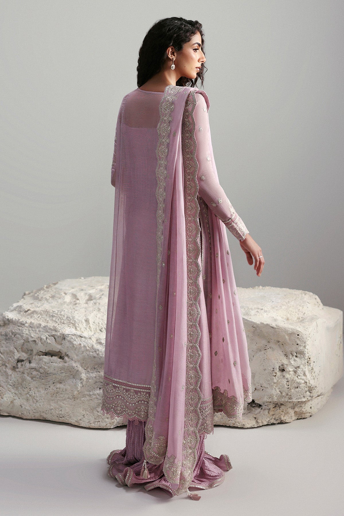 Afrozeh | Slate Ready to Wear | Elowen