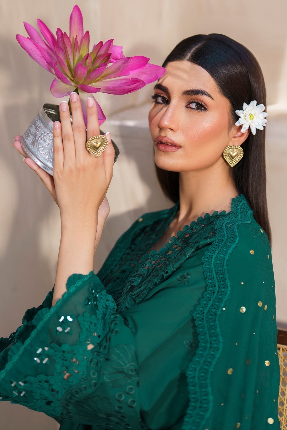 Nureh | Bazaar Lawn | NS-135 - House Of Anaya