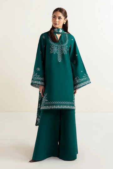 Afrozeh | Basic Pret 25 | Blueberry Majesty