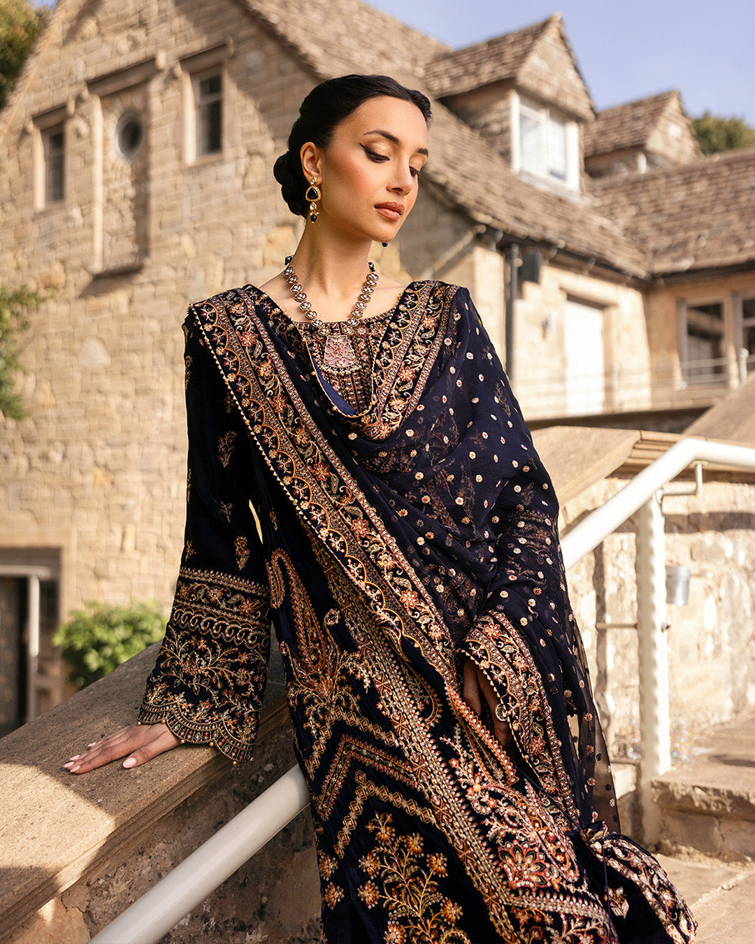 Faiza Saqlain | Adeen Formals | Divone - House Of Anaya