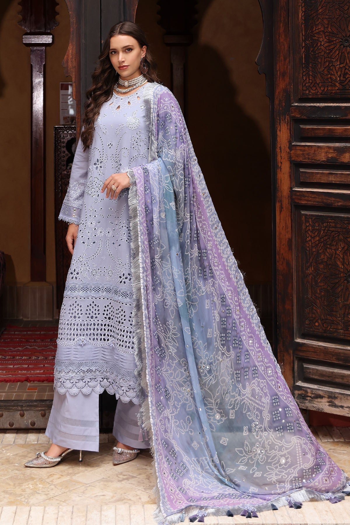 Nureh | Bazaar Lawn 25 | NE-108 - House Of Anaya