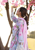 Elaf Premium | Prints Chikankari 24 | 04A OCEAN BLOSSOMS - House Of Anaya