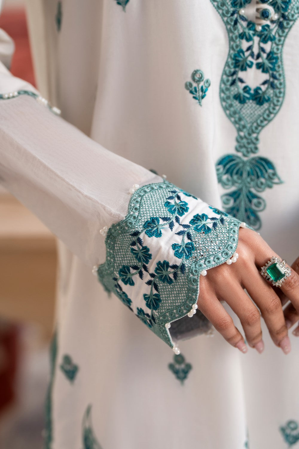 Maryum N Maria | Luxury Lawn 25 | ATOCHA - MS50107 - House Of Anaya