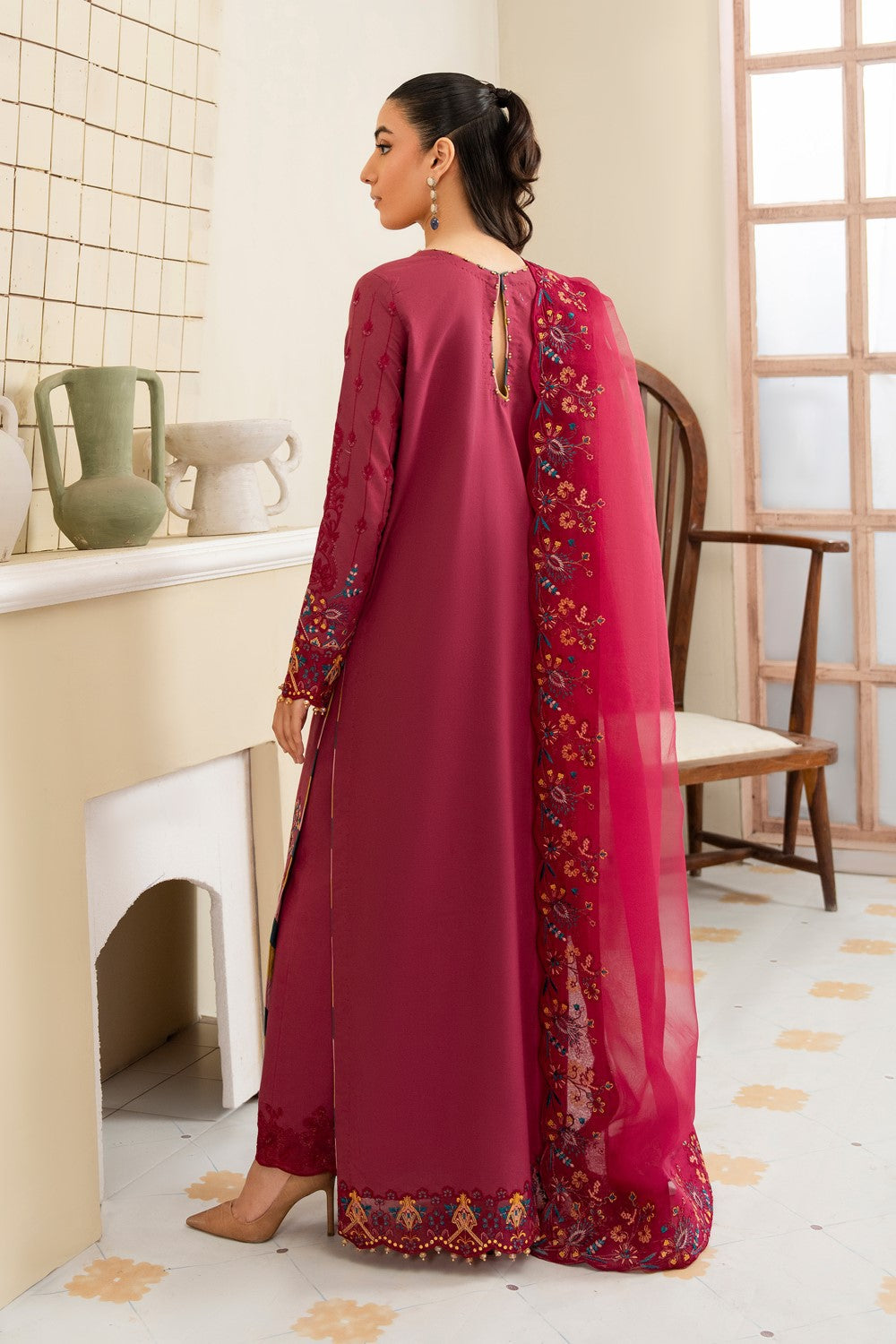 Maryum N Maria | Luxury Lawn 25 | AFINA - MS50108 - House Of Anaya