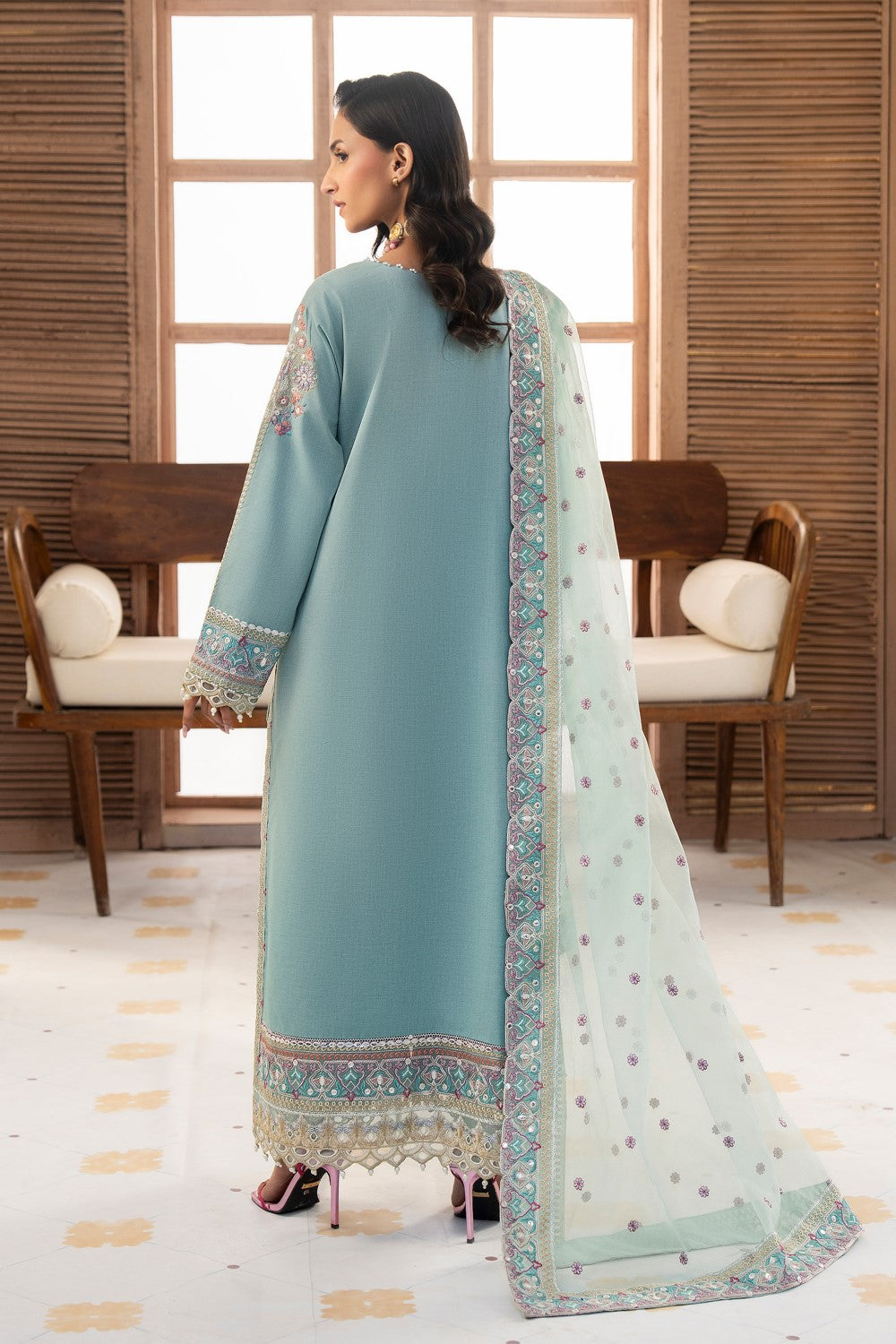 Maryum N Maria | Luxury Lawn 25 | AMANI - MS50110 - House Of Anaya