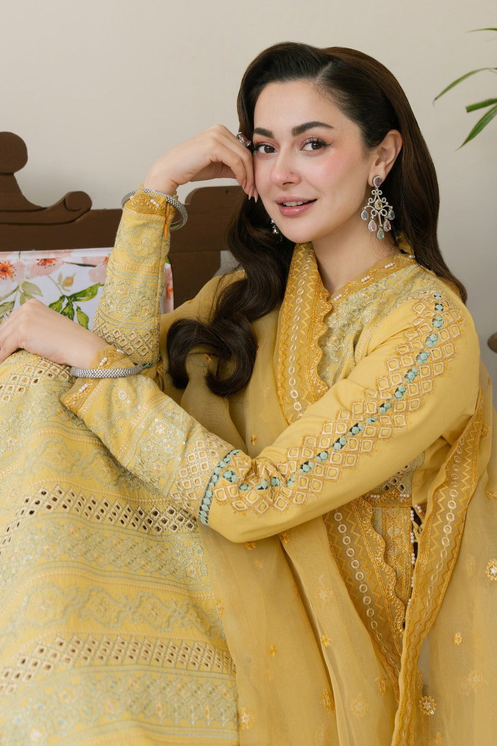 Maryum N Maria | Luxury Lawn 25 | AERIN - MS50111 - House Of Anaya