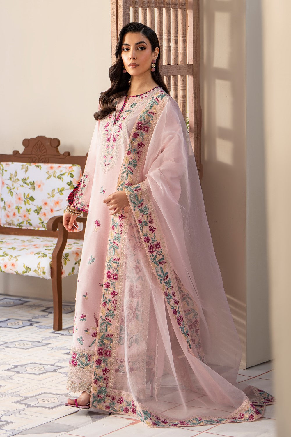 Maryum N Maria | Luxury Lawn 25 | ARNINA - MS50112 - House Of Anaya