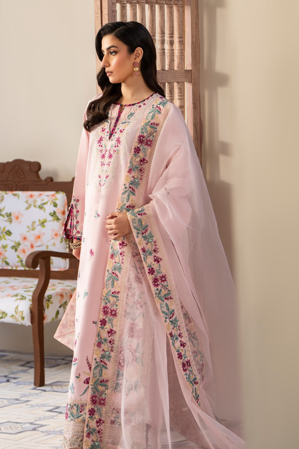 Maryum N Maria | Luxury Lawn 25 | ARNINA - MS50112 - House Of Anaya