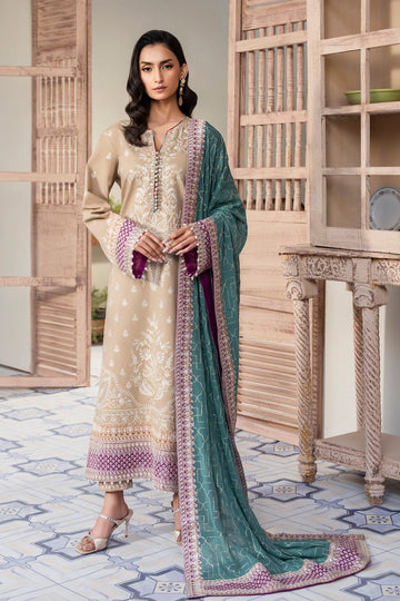 Maryum N Maria | Luxury Lawn 25 | ASHA - MS50113 - House Of Anaya