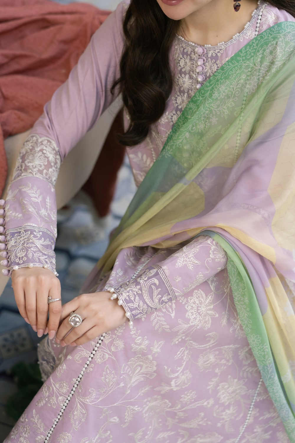 Maryum N Maria | Luxury Lawn 25 | ALEIA - MS50115 - House Of Anaya