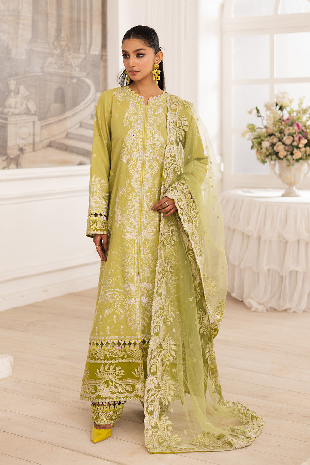 Maryum N Maria | Mira Luxury Lawn | MOZHDEH - FS50115