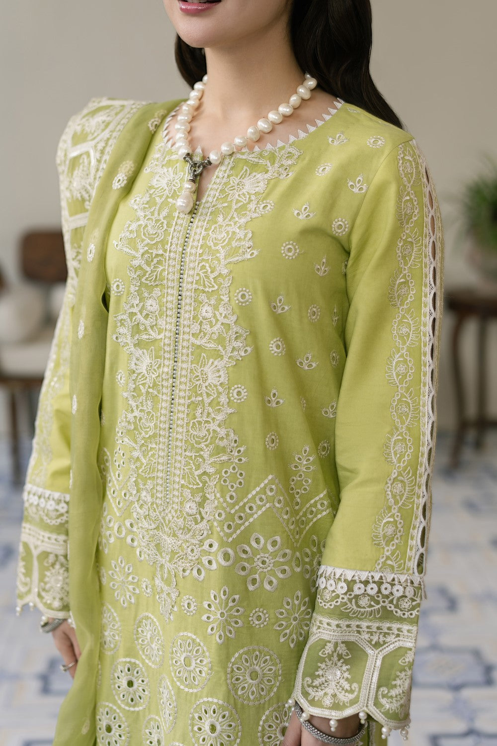 Maryum N Maria | Luxury Lawn 25 | ALIYA - MS50117 - House Of Anaya