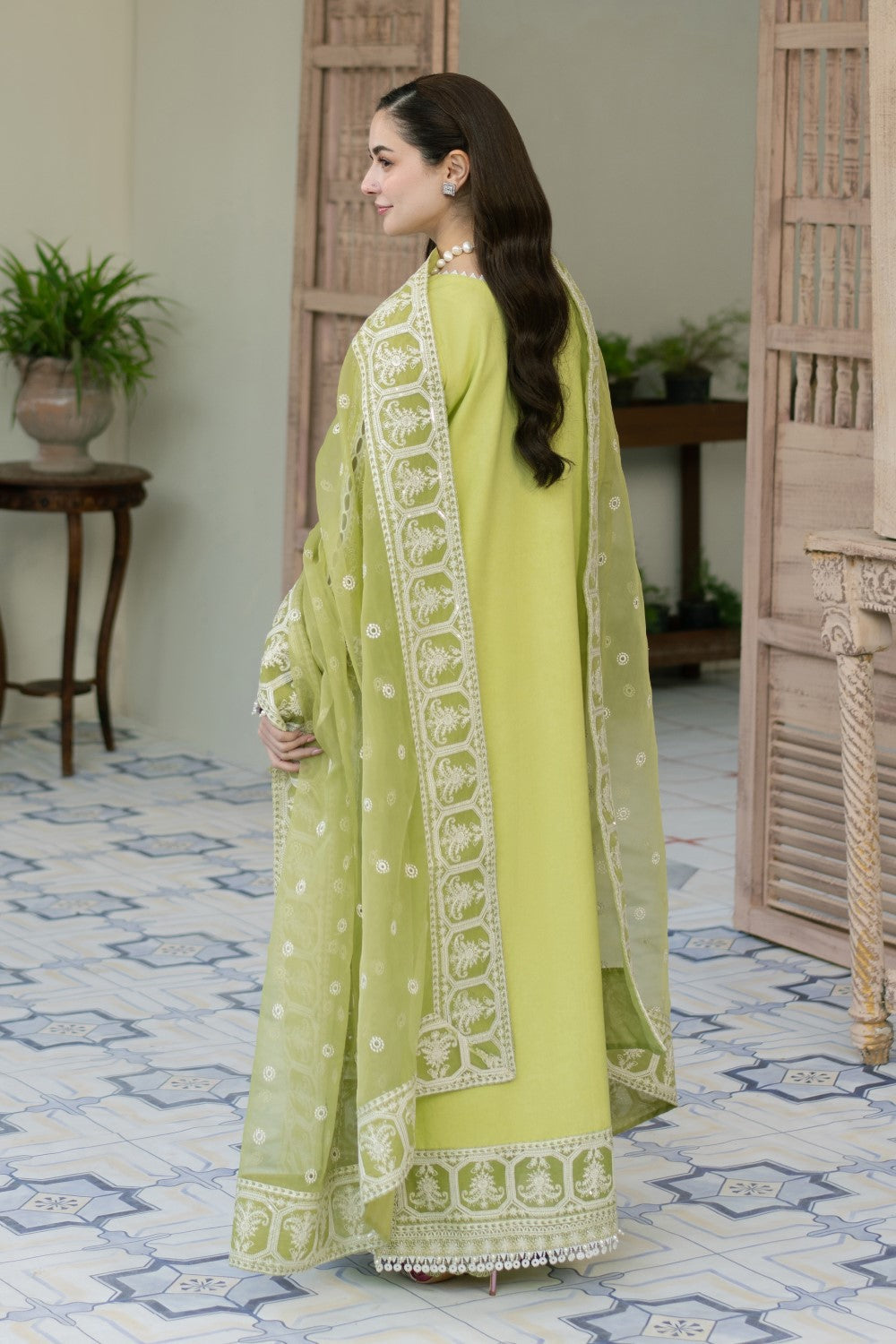 Maryum N Maria | Luxury Lawn 25 | ALIYA - MS50117 - House Of Anaya