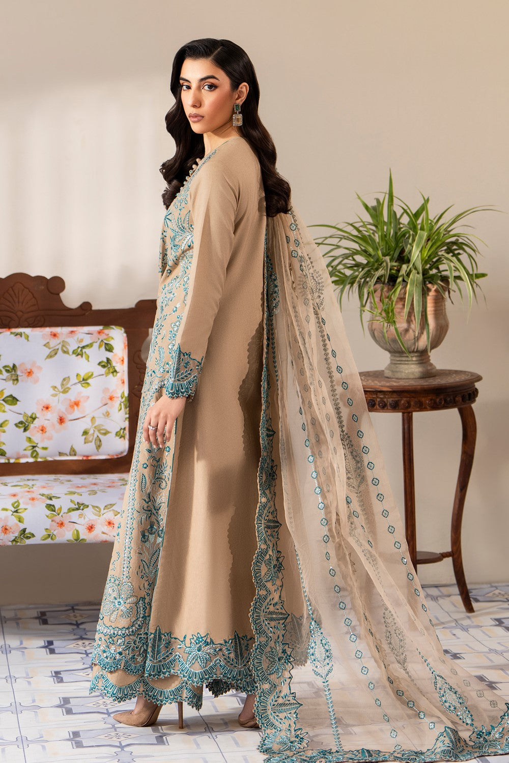 Maryum N Maria | Luxury Lawn 25 | ASHYA - MS50119 - House Of Anaya