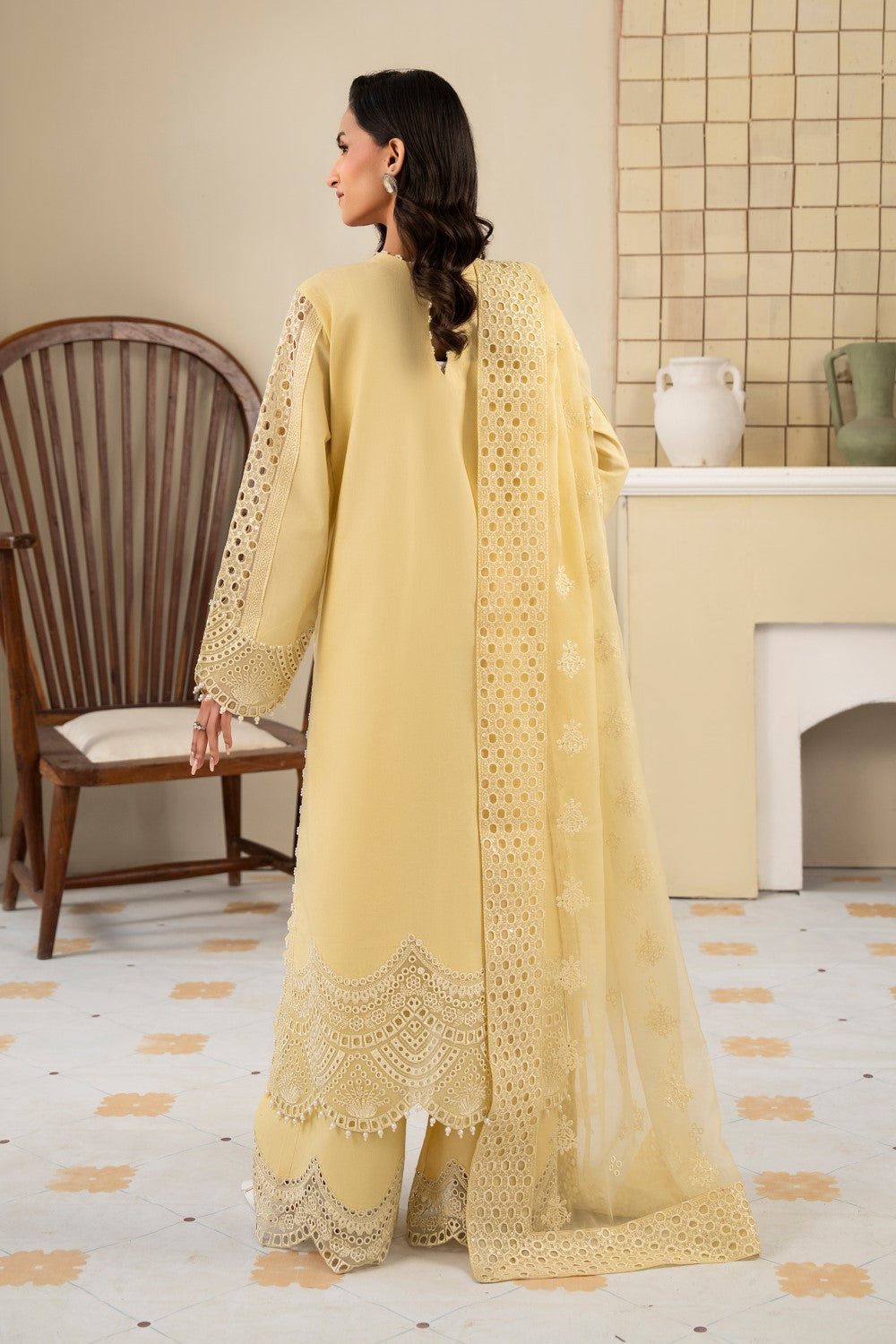 Maryum N Maria | Luxury Lawn 25 | ALZENA - MS50121 - House Of Anaya