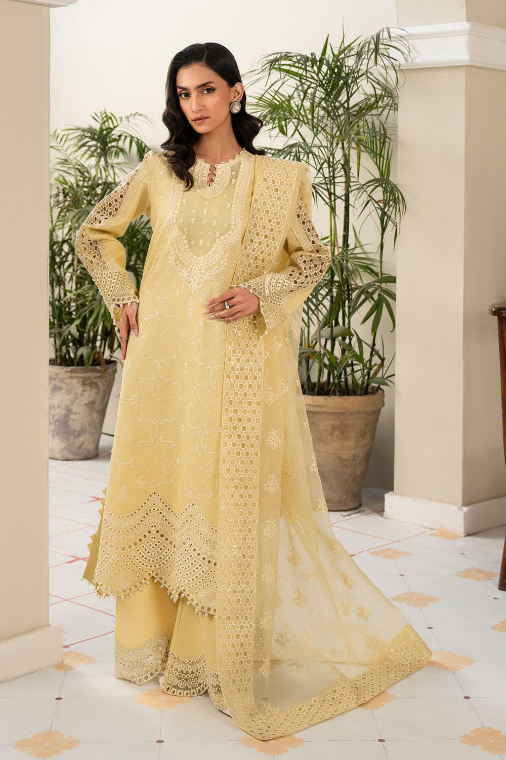 Maryum N Maria | Luxury Lawn 25 | ALZENA - MS50121 - House Of Anaya