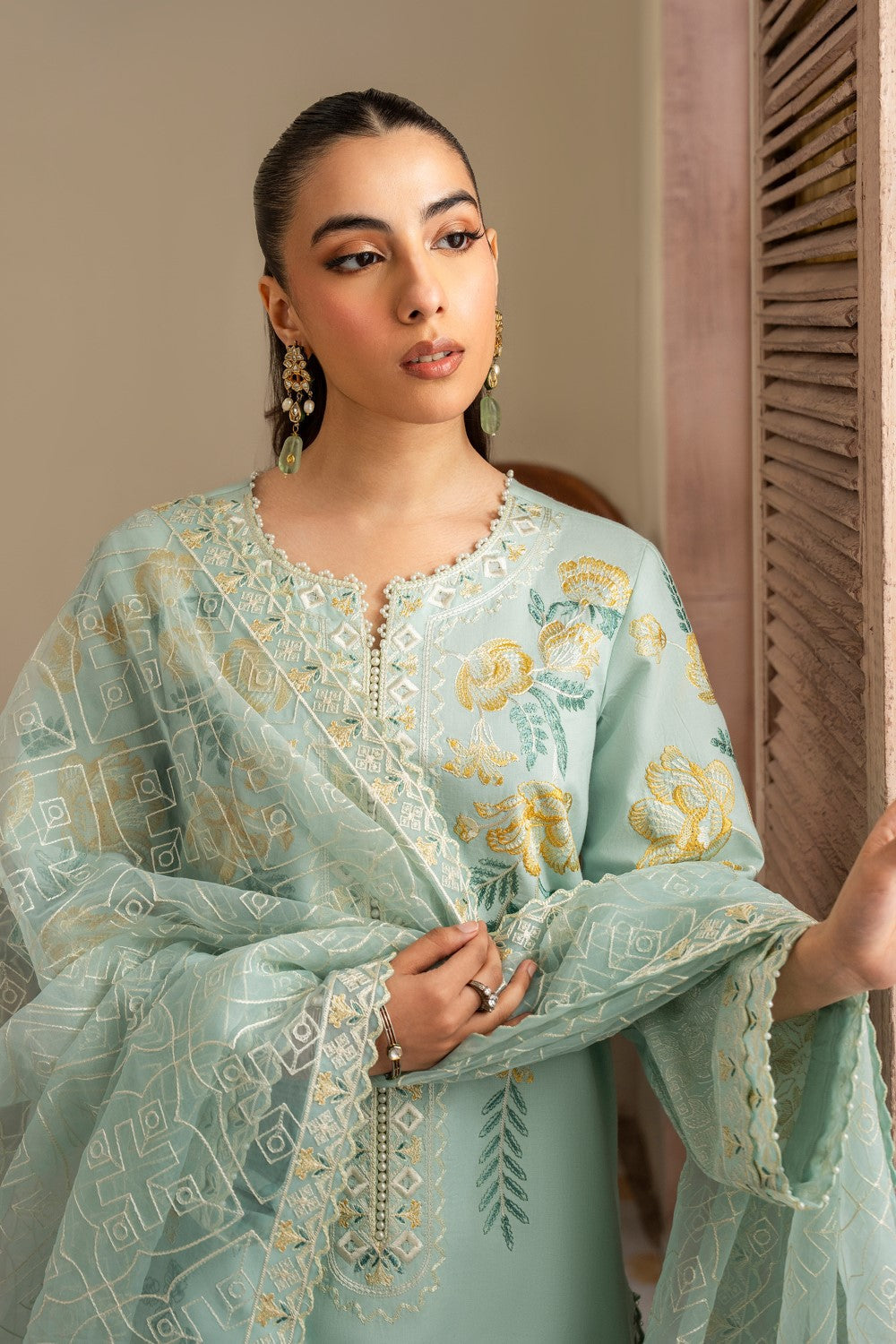 Maryum N Maria | Luxury Lawn 25 | ALAIA - MS50122 - House Of Anaya