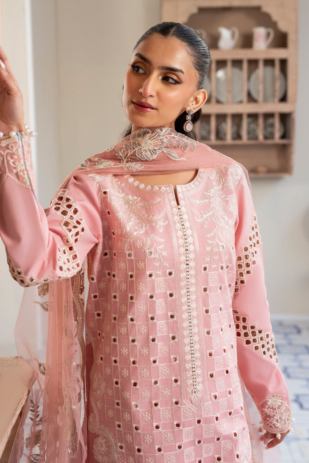 Maryum N Maria | Luxury Lawn 25 | AHLAM - MS50123 - House Of Anaya