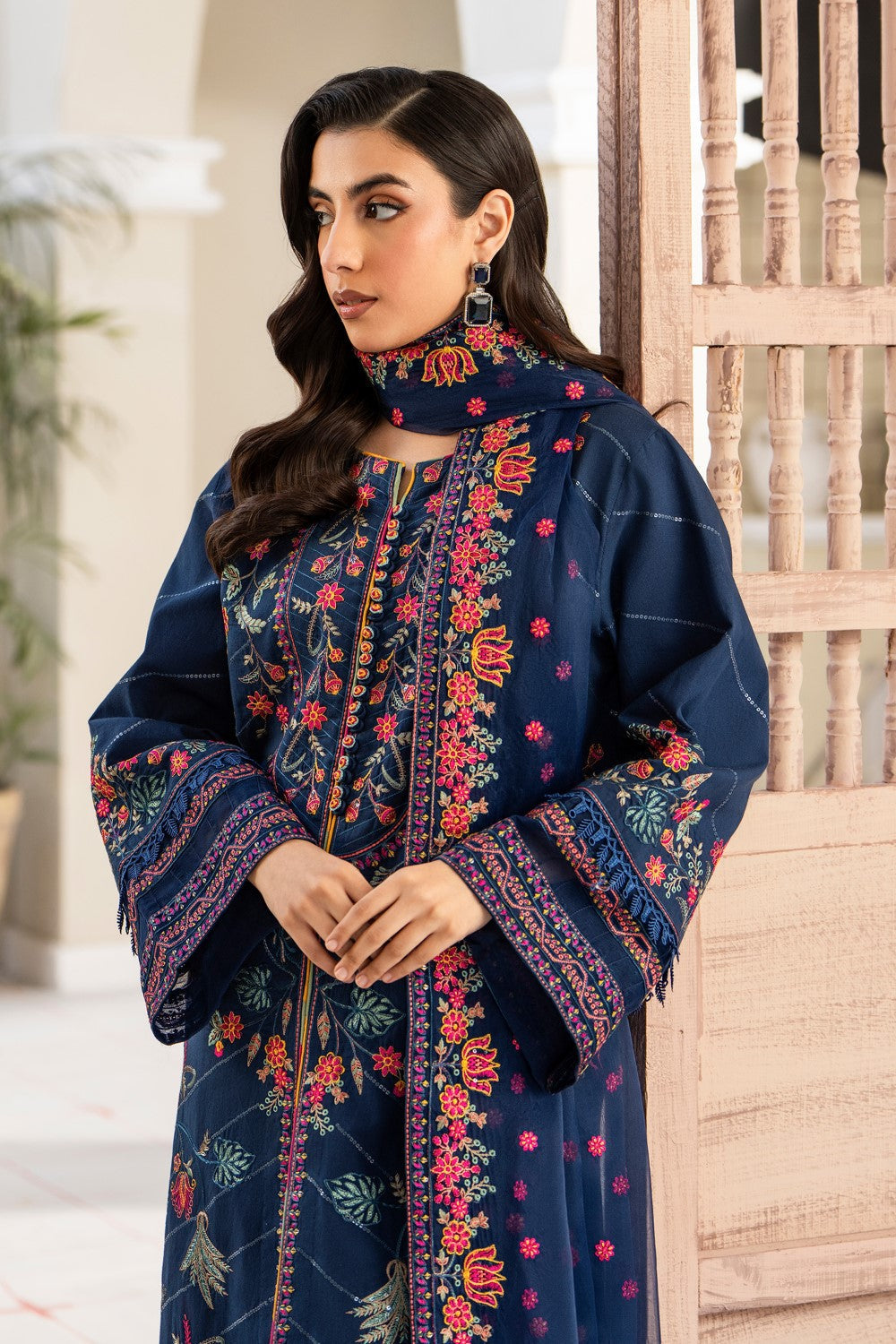 Maryum N Maria | Luxury Lawn 25 | ARAYA - MS50124 - House Of Anaya