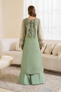 Iznik | Chinnon Chiffon | CC-41 Embroidered Net - House Of Anaya