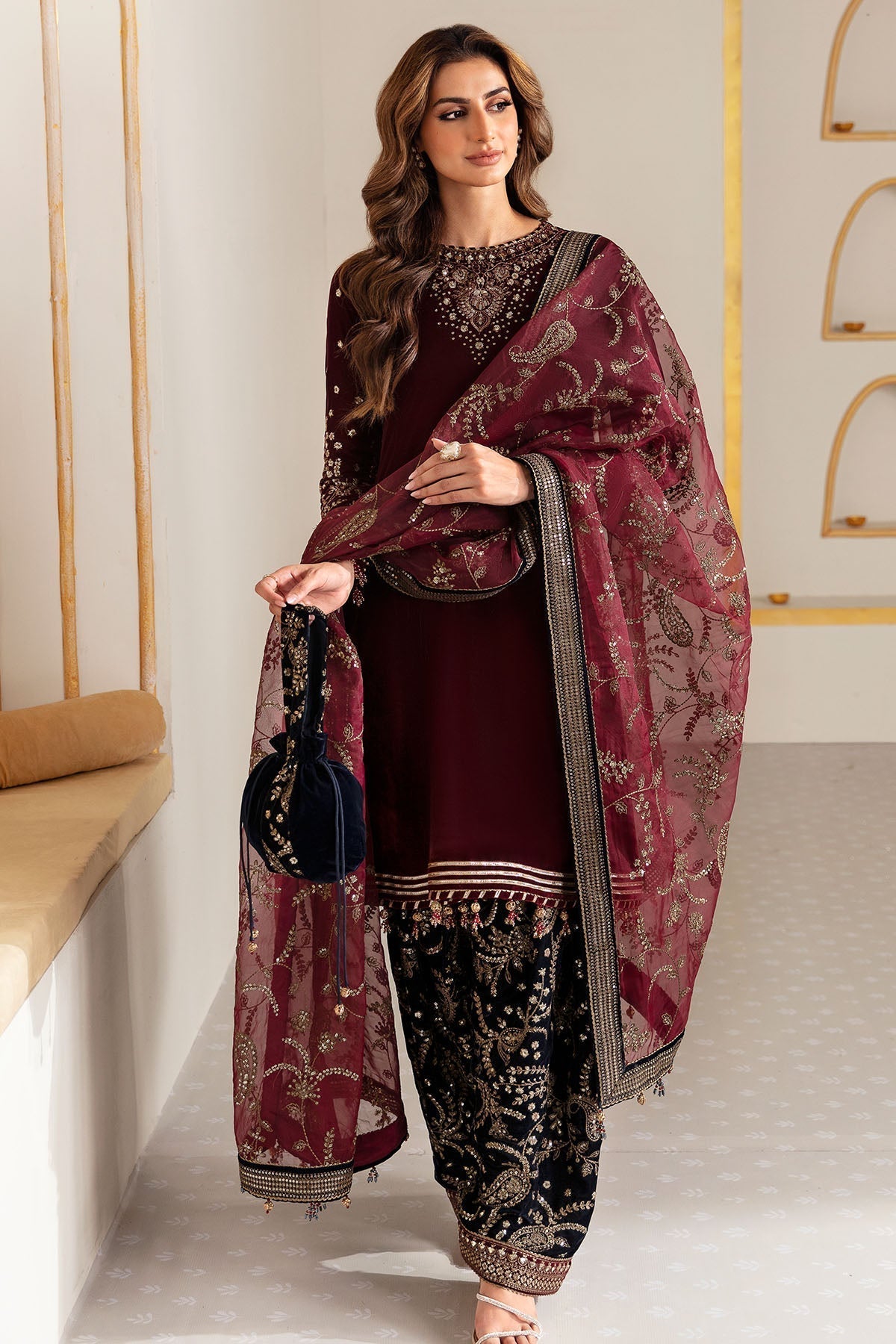 JASMIN - VELVET FORMAL VF-2018 - Riwayat-e-khas
