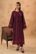 BAROQUE-EMBROIDERED SLUB KHADDAR UF-477 - Riwayat-e-khas