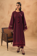 BAROQUE-EMBROIDERED SLUB KHADDAR UF-477 - Riwayat-e-khas