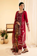 Qalamkar | Qlinekari Luxury Lawn | SQ-04 LARMINA - House Of Anaya