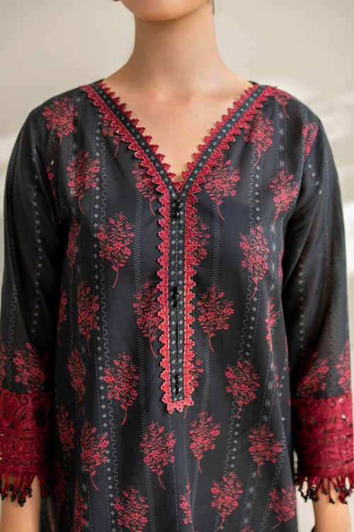 Baroque | Luxury Pret 24 | LAWN UF-675 - House Of Anaya