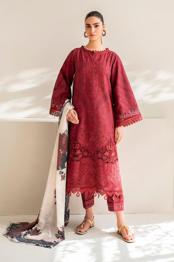 Baroque | Luxury Pret 24 | LAWN UF-676 - House Of Anaya