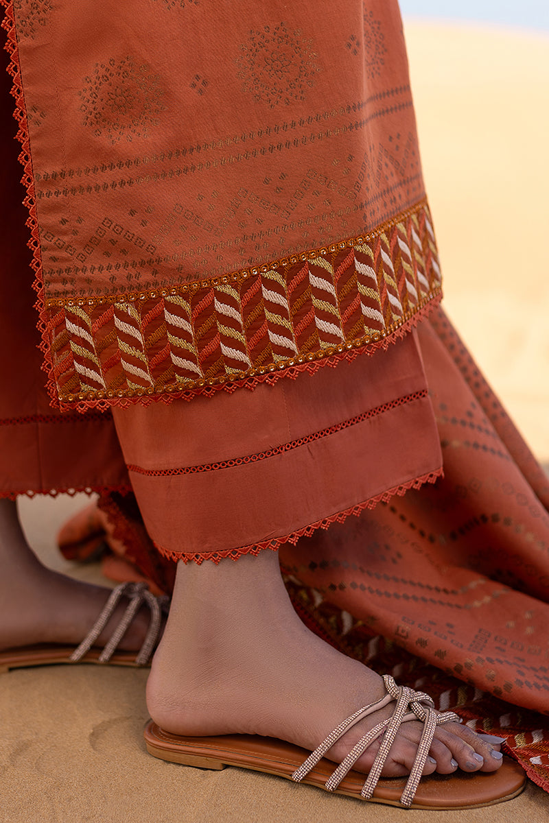 Cross Stitch | Eid Lawn 24 | RUSSET DUSK - House Of Anaya