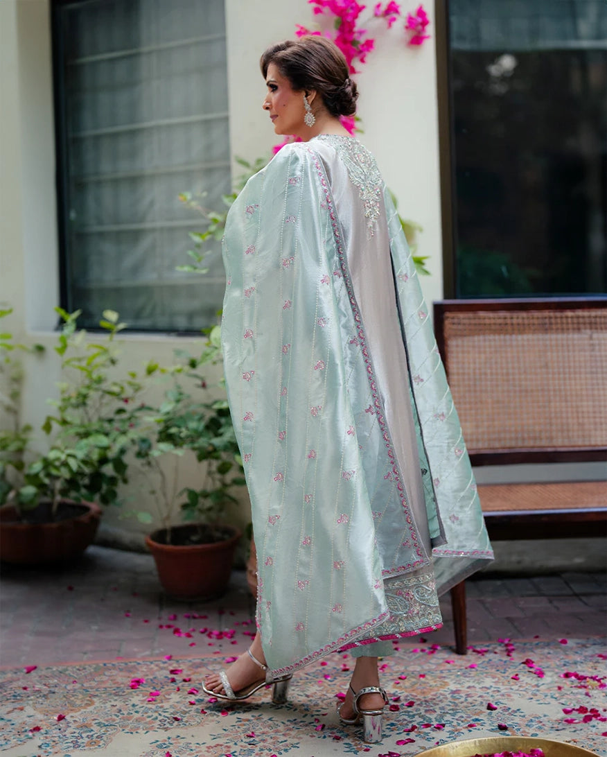 Mushq | Sunehri Lama Silk | Resham