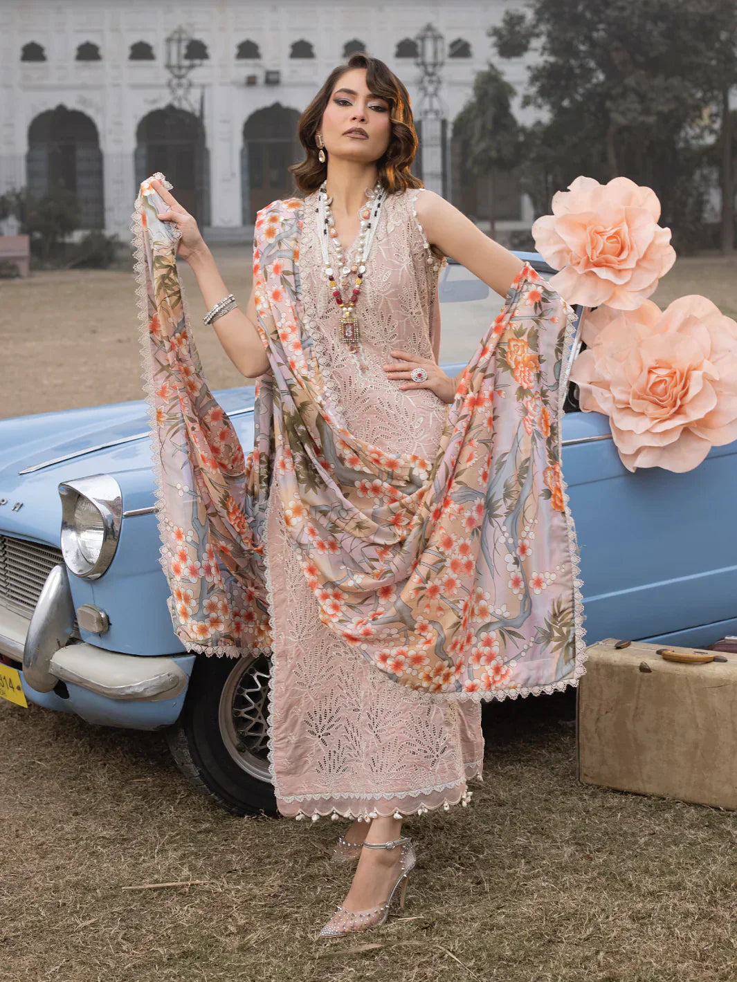 Faiza Faisal | Maya Luxury Lawn | Amirah - House Of Anaya