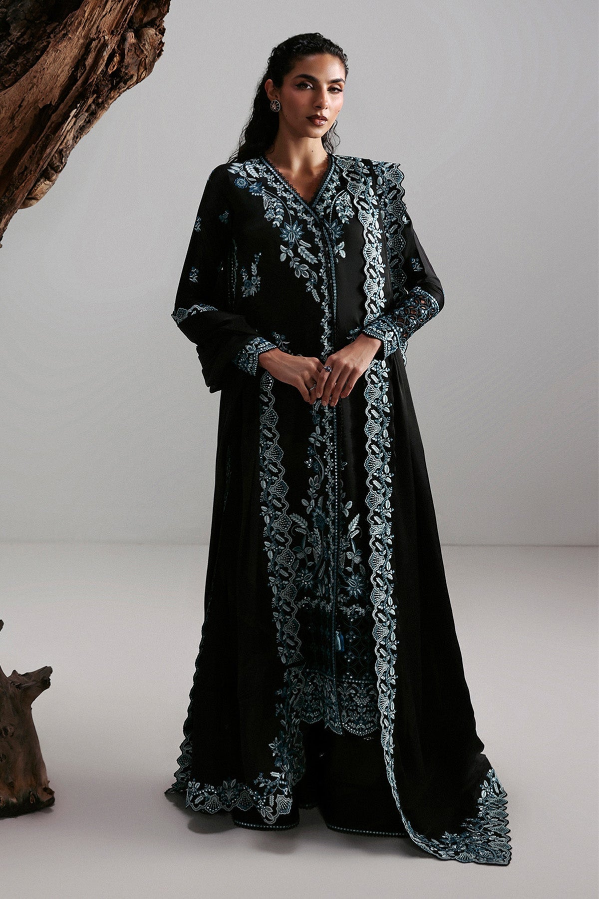 Afrozeh | Slate Ready to Wear | Rhylen