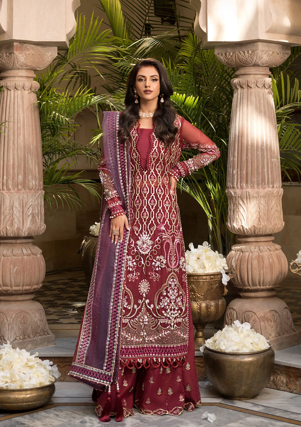 Elaf Premium | Formal Handwork Collection | EFH-06 GHAZAL - House Of Anaya