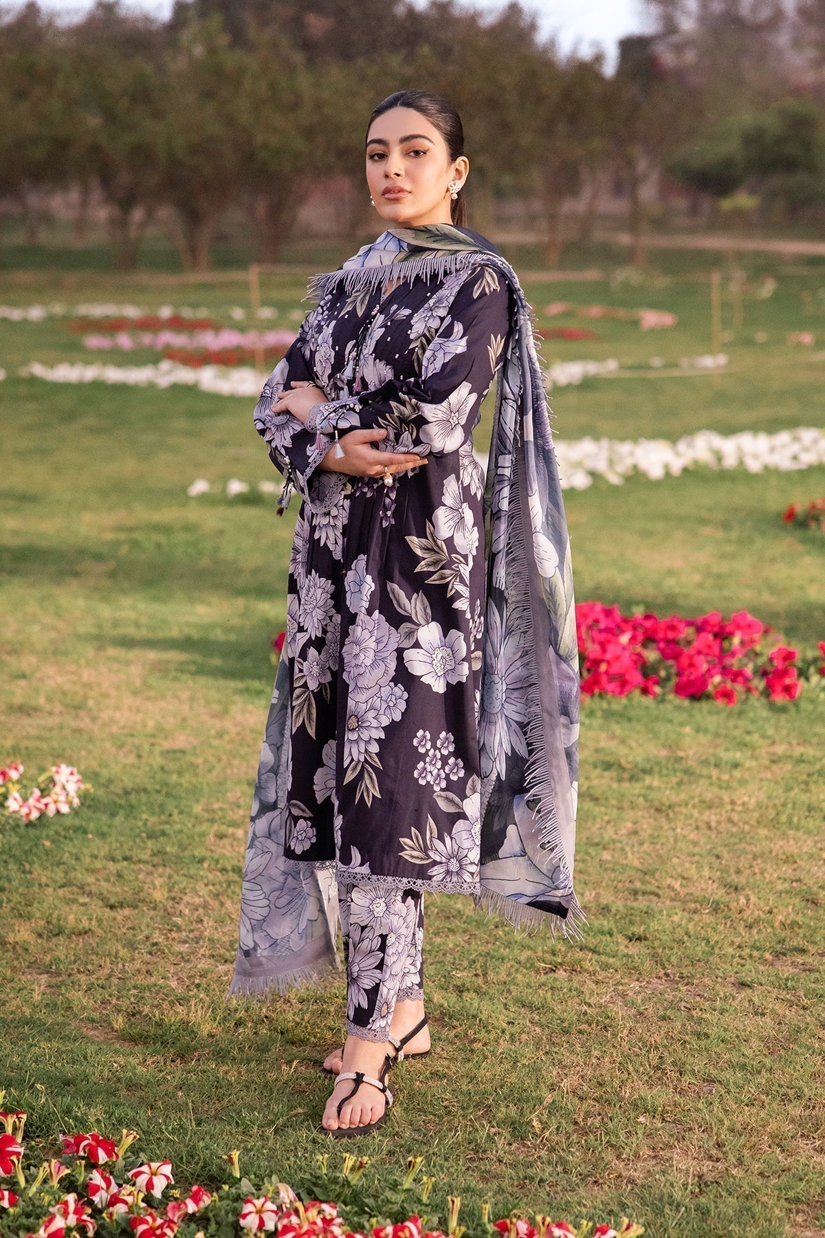 Alizeh | Sheen Lawn Prints 24 | CALLA - House Of Anaya