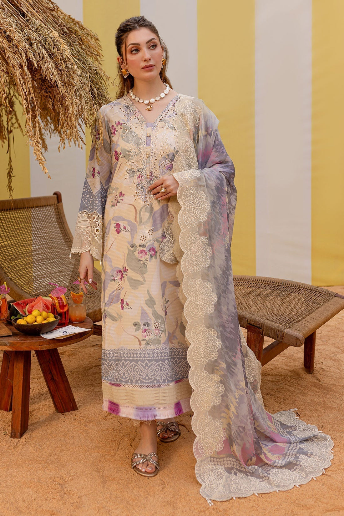 Nureh | Gardenia Lawn 25 | NSG-177 - House Of Anaya