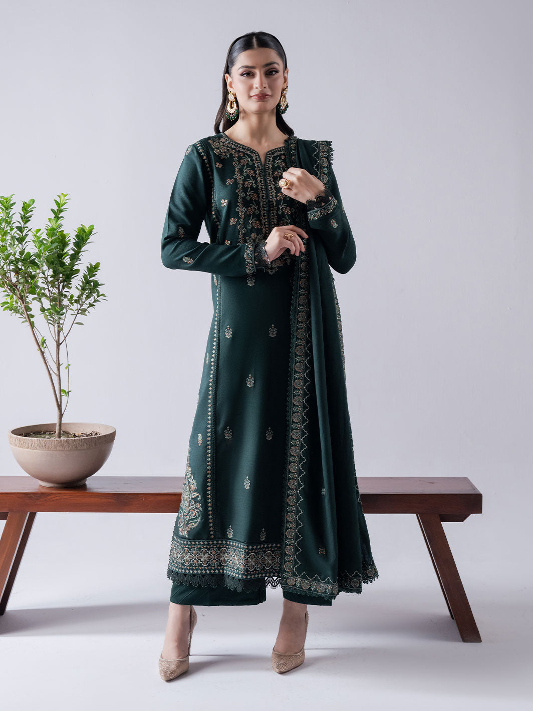Faiza Faisal | Winter Edit 2024 | AVA - House Of Anaya