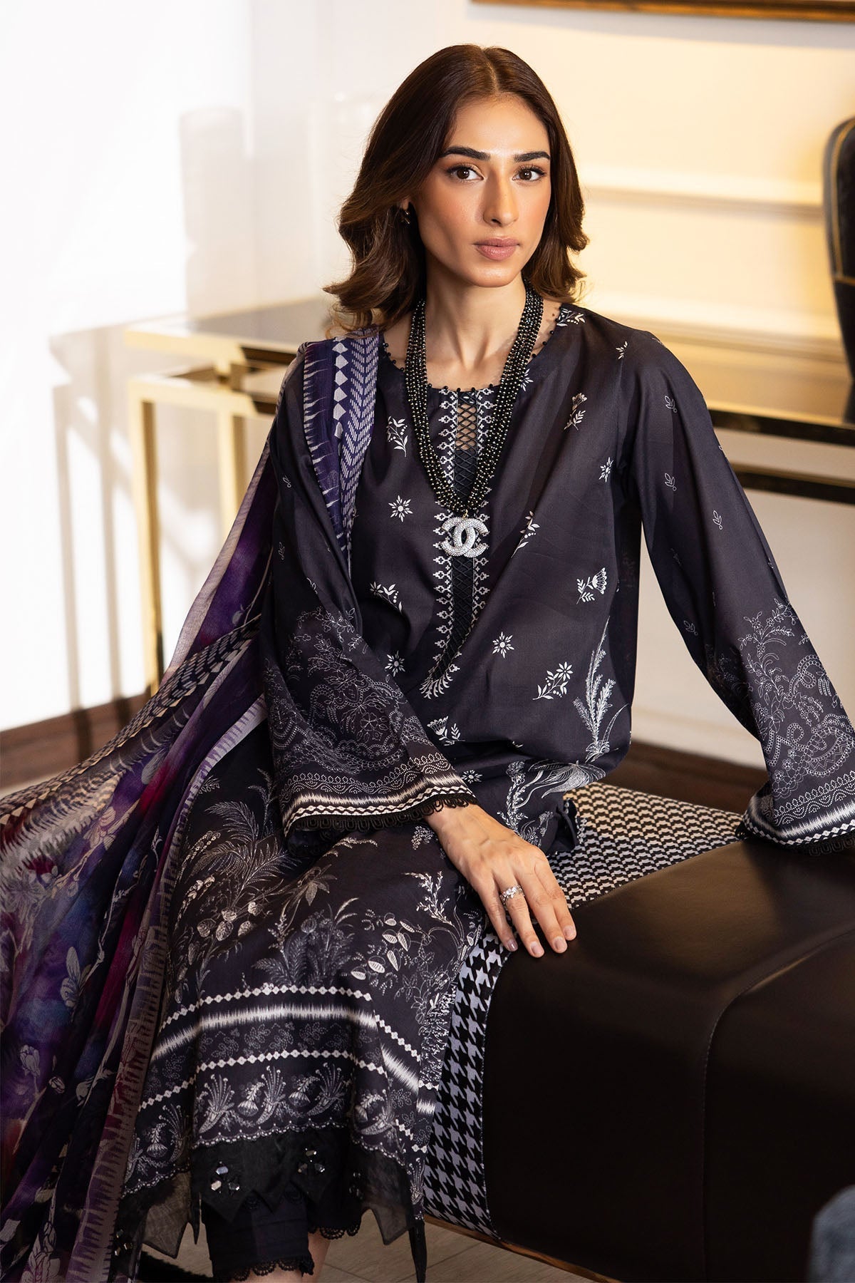 Nureh | Printed lawn 25 | SP-118