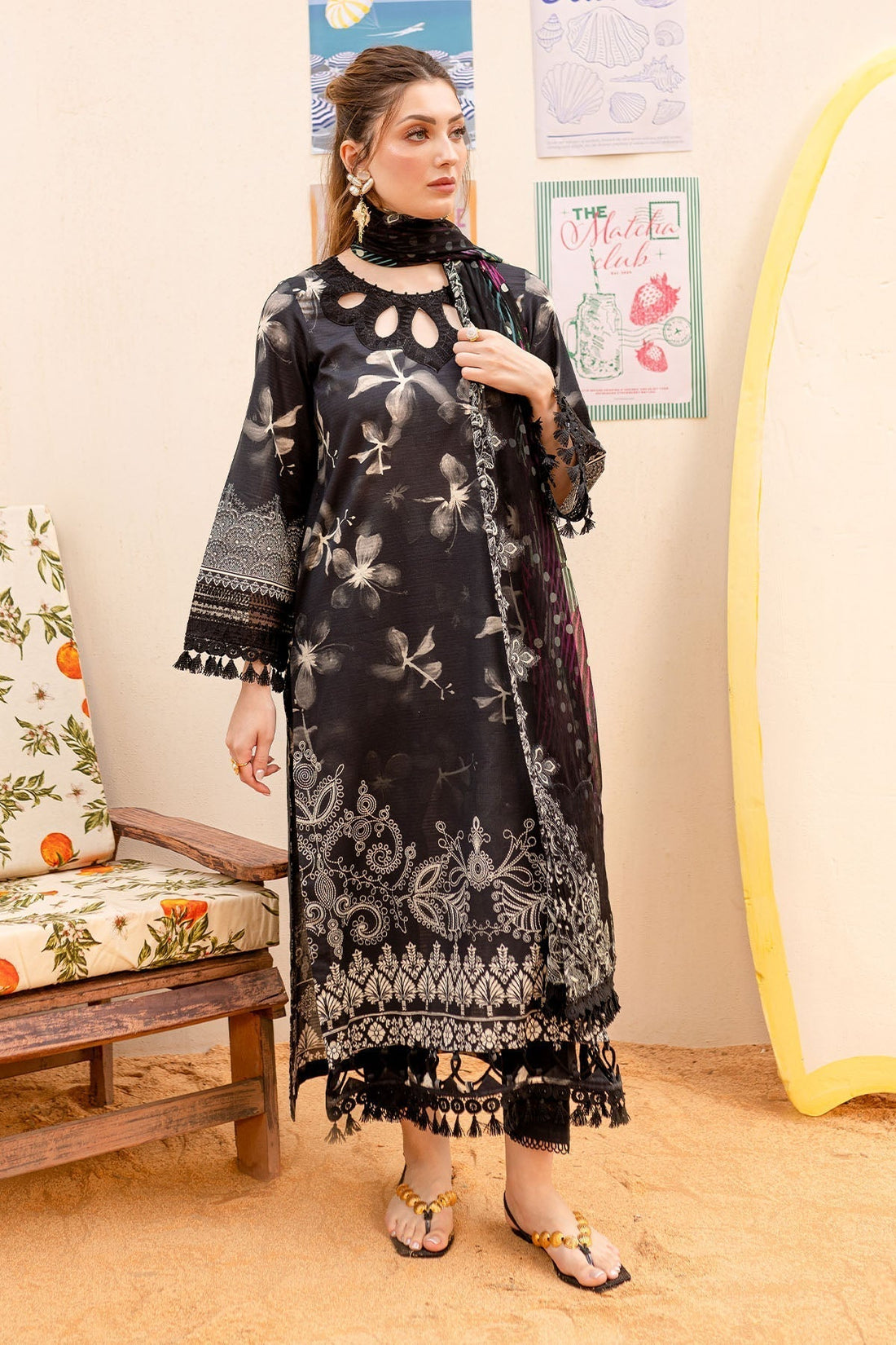 Nureh | Gardenia Lawn 25 |NSG-185 - House Of Anaya