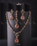Opal Necklace Set - House Of Zarish