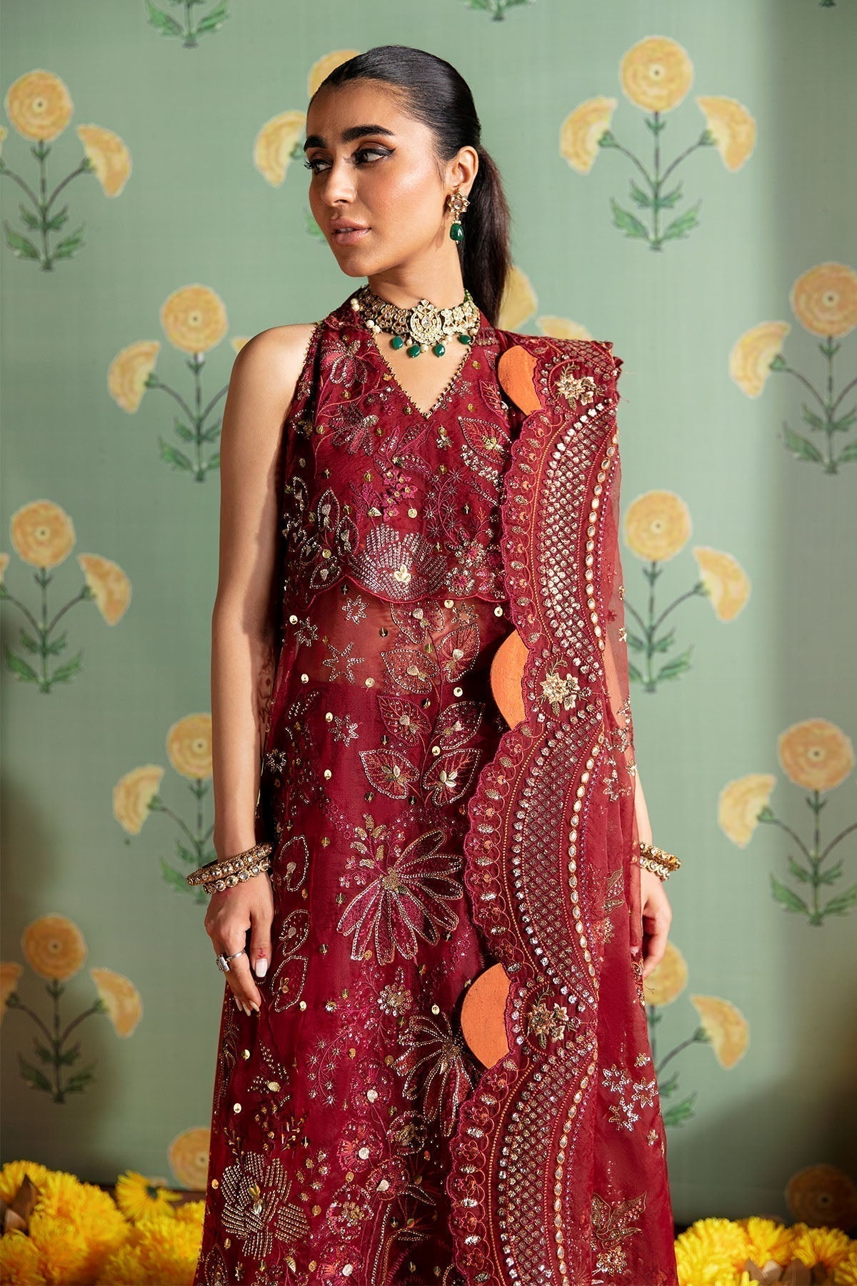 Nureh | Jhoomro Wedding Formals | NL-53 - MAHRO - House Of Anaya