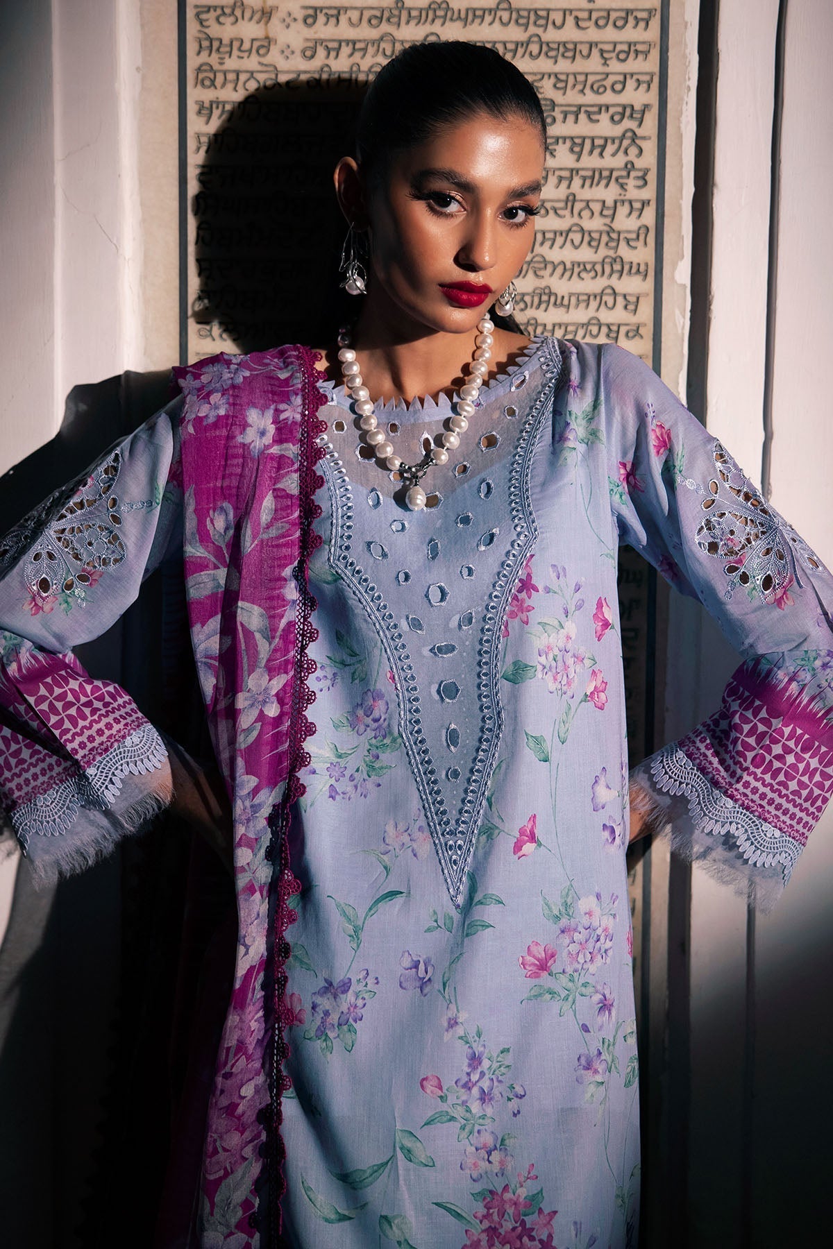 Nureh | Glam Girl Lawn | GL-17 - House Of Anaya