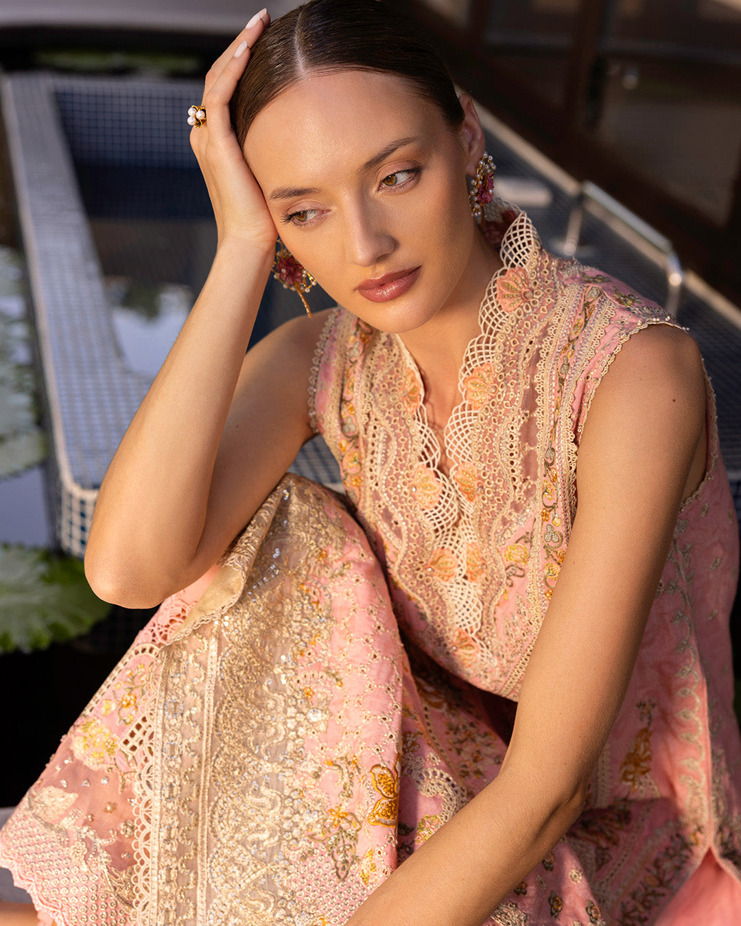 Faiza Saqlain | Zinnia Lawn 25 | Peony - House Of Anaya