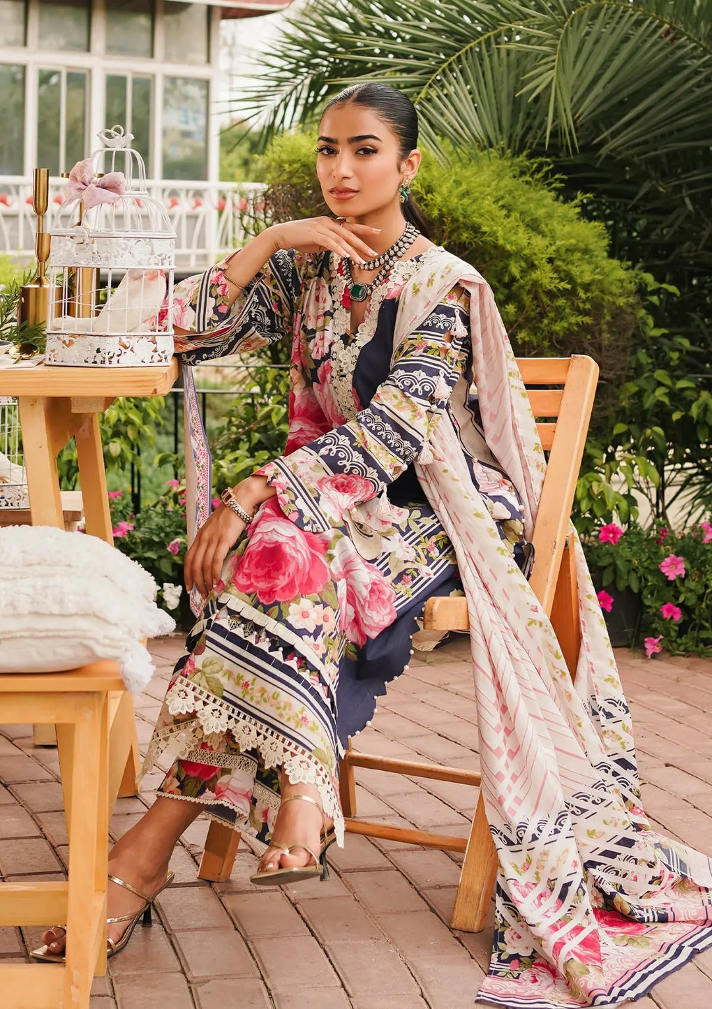 Elaf Premium | Printed Collection 24 | EEP-05B - Amica - House Of Anaya