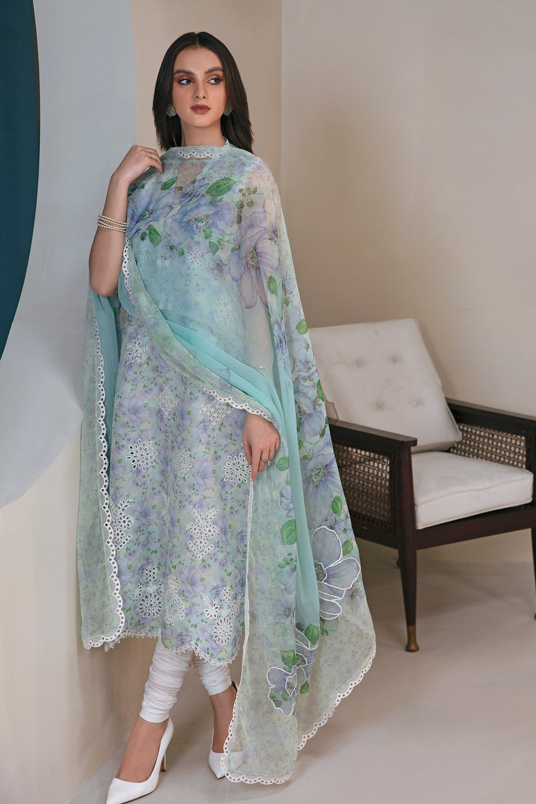 Baroque | Embroidered Lawn | SF-357