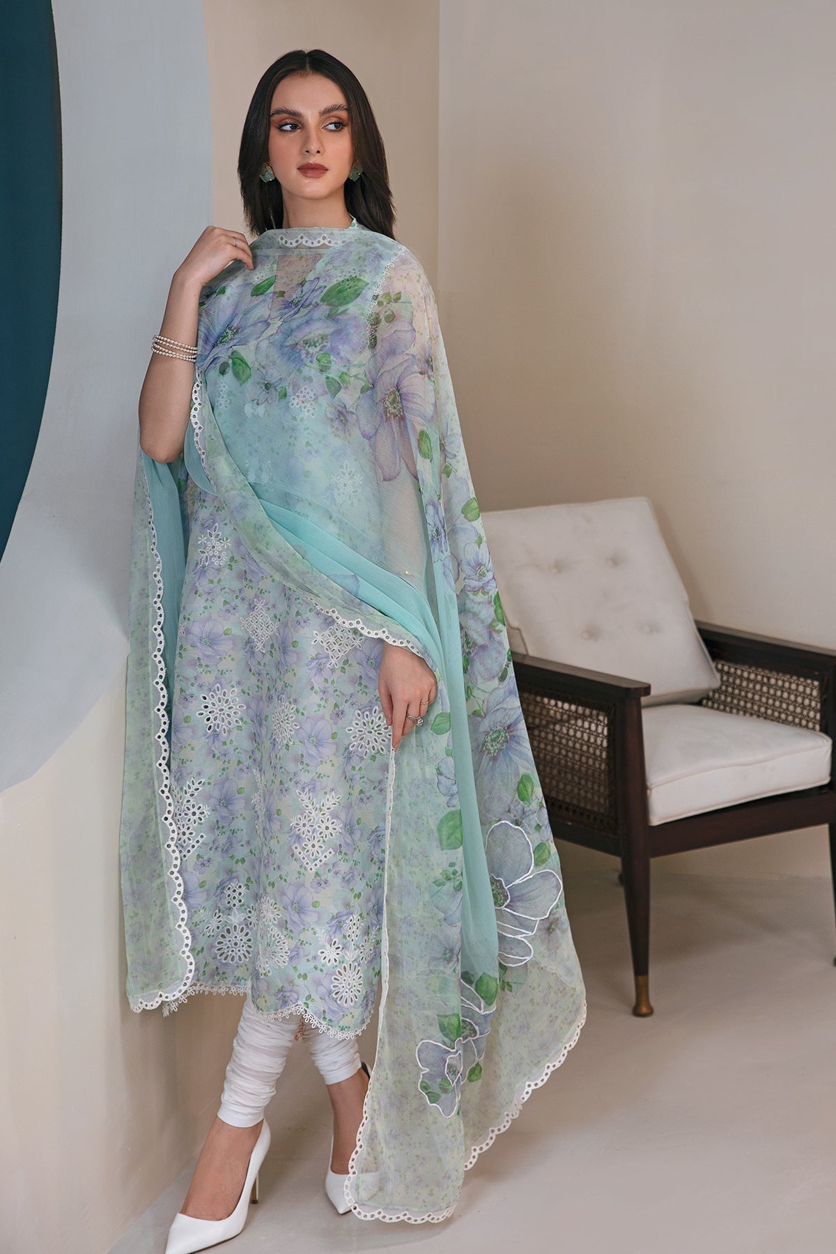 Baroque | Embroidered Lawn | SF-357