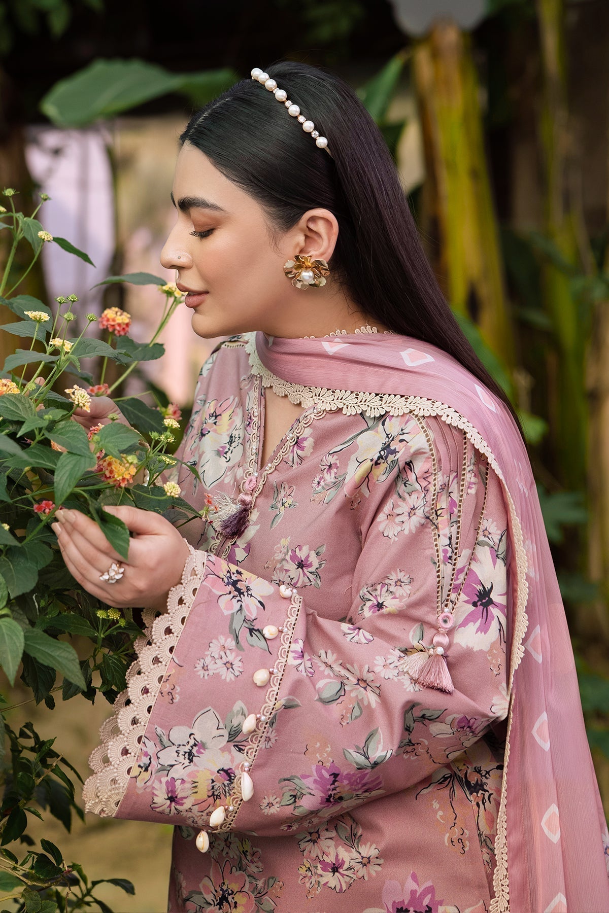 Alizeh | Sheen Lawn Prints 24 | CAMELIA - House Of Anaya