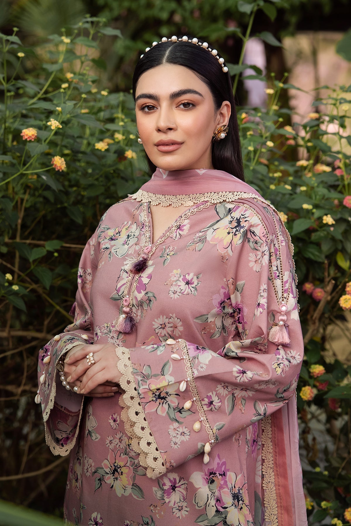 Alizeh | Sheen Lawn Prints 24 | CAMELIA - House Of Anaya